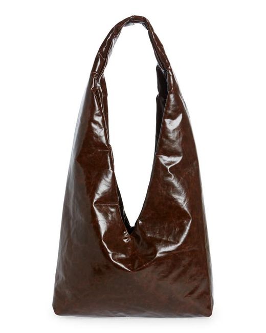 Kassl Medium Anchor Oiled Canvas Shoulder Bag in at