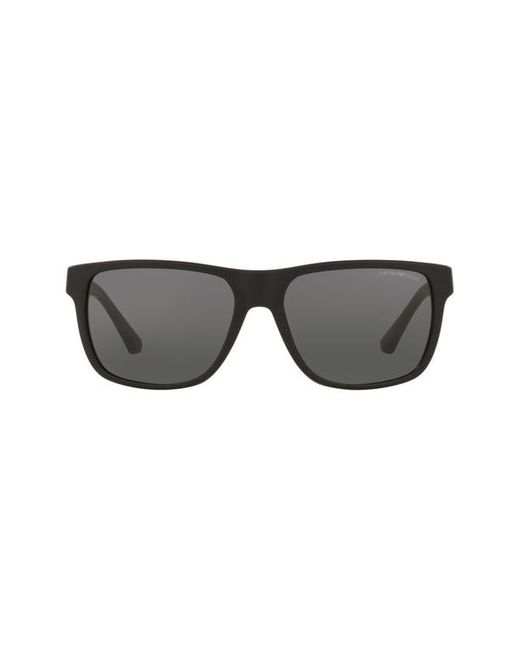 Emporio Armani 58mm Rectangular Sunglasses in at