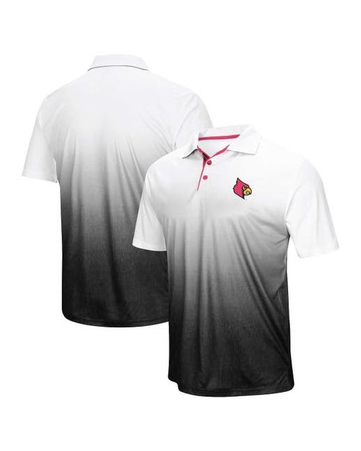 Colosseum Heathered Louisville Cardinals Magic Team Logo Polo in at