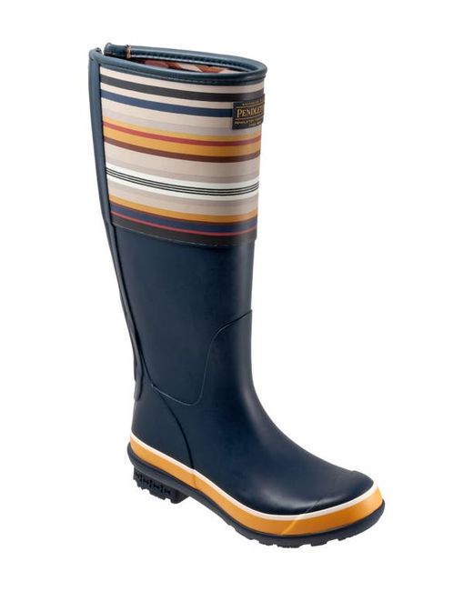 Pendleton Bridger Stripe Waterproof Knee High Rain Boot in at