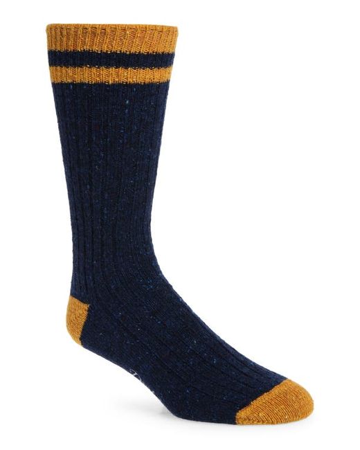 Drake's Donegal Wool Cashmere Blend Crew Socks in at