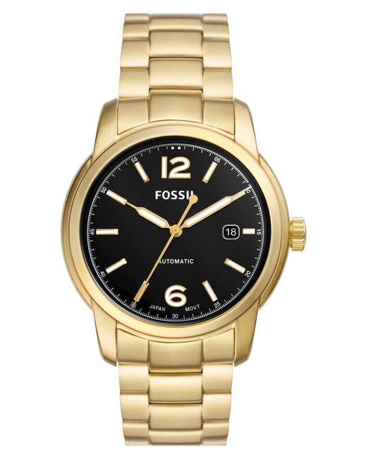 Fossil Heritage Automatic Bracelet Watch 43mm in at