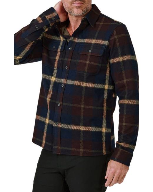 7 Diamonds Generation Stretch Plaid Button-Up Shirt in at