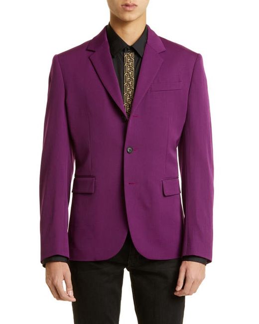Versace Classic Three-Button Wool Sport Coat in at