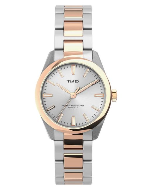 Timex® Timex Highview Bracelet Watch 32mm in Two Tone/Two Tone at