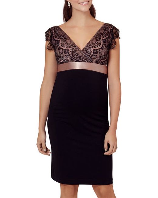 Tiffany Rose Rosa Lace Tie Waist Maternity Dress in at