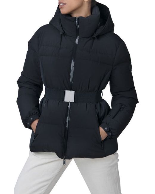 The Recycled Planet Company Belle Belted Water Resistant Down Jacket in at