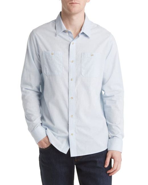 TravisMathew Cloud Flannel Button-Up Shirt in at