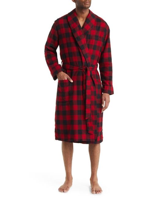 L.L.Bean Scotch Plaid Flannel Cotton Robe in at