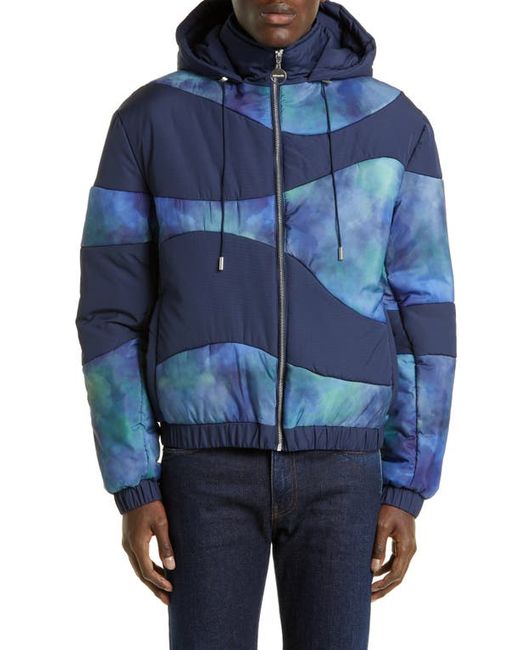 Ahluwalia Shakti Patchwork Recycled Nylon Puffer Jacket in at