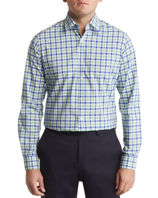 Duchamp Tailored Fit Gingham Dress Shirt in at
