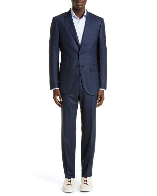 Z Zegna Prince of Wales Plaid Centoventimila Wool Suit in at