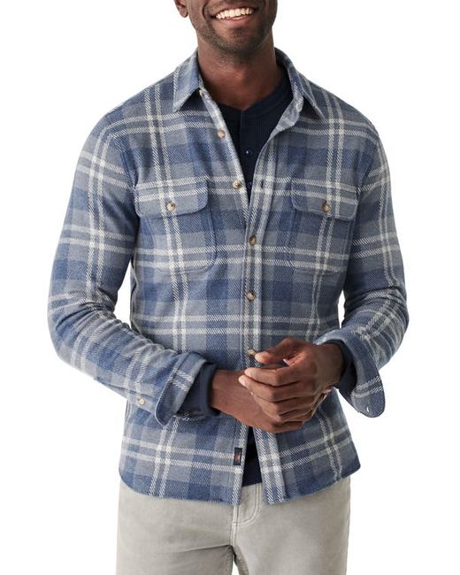 Faherty Legend Plaid Button-Up Sweater Shirt in at