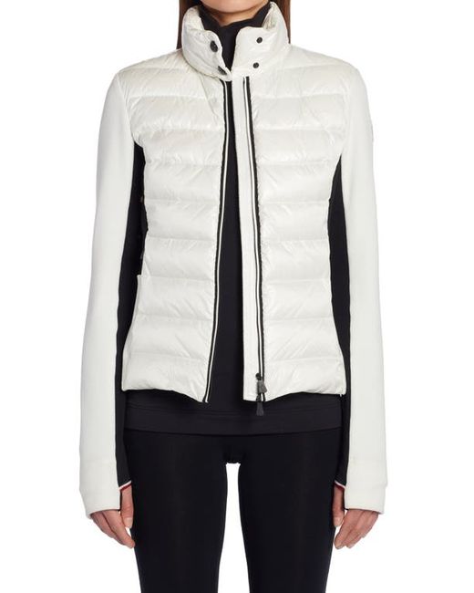 Moncler Grenoble Quilted Down Knit Cardigan in at