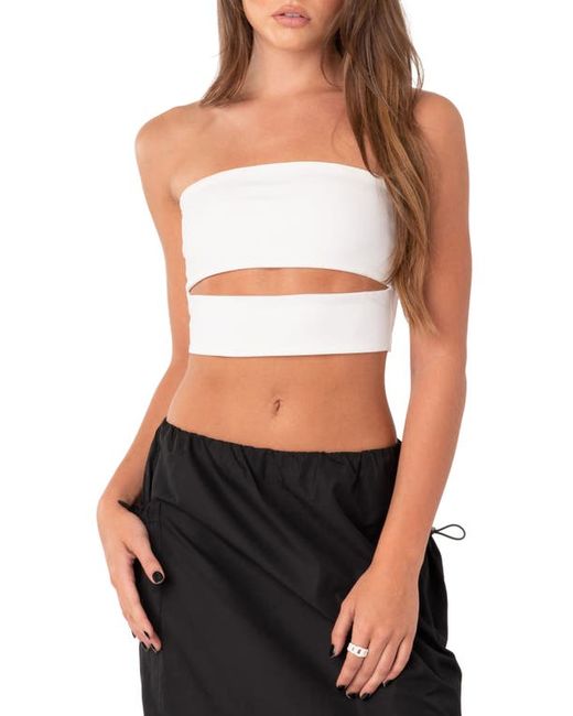 Edikted Darcey Front Cutout Tube Top in at