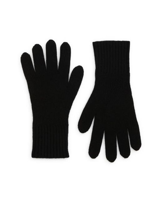 Vince Shaker Stitch Wool Cashmere Gloves in at