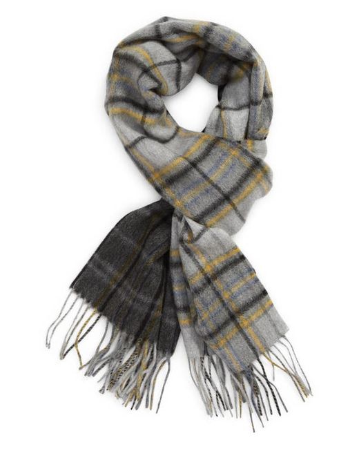 Andrew Stewart Plaid Cashmere Scarf in at