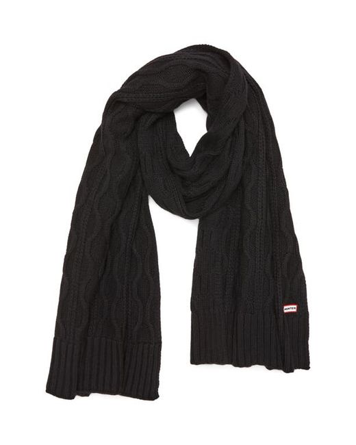 Hunter Cable Knit Scarf in at