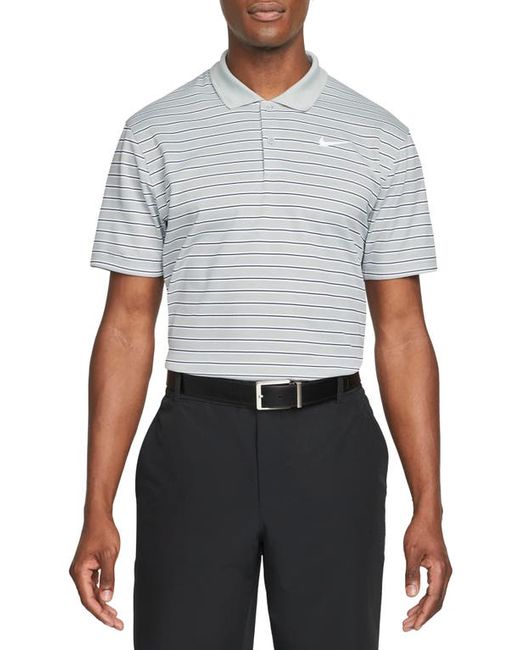 Nike Golf Dri-FIT Victory Golf Polo in Lt Smoke Grey/White at