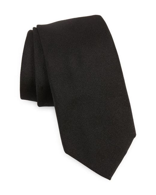 Boss Solid Silk Tie in at