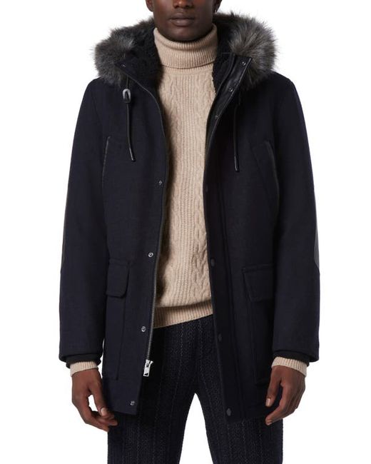 Andrew Marc Dawson Water Resistant Jacket with Faux Fur Trim in at