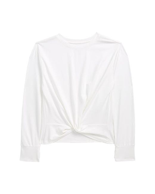 Zella Organic Cotton Blend Twist T-Shirt in at