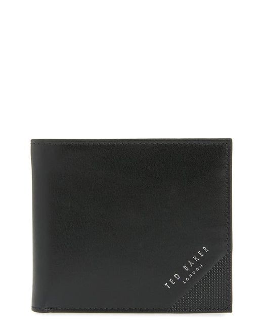Ted Baker London Prug Leather Bifold Wallet in at