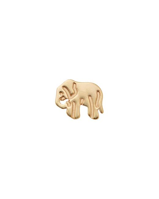 Made By Mary Lucky 7 Elephant Stud Earring in at