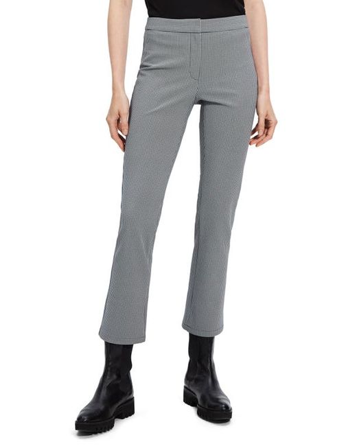 Theory Slim Houndstooth Kick Flare Pants in at