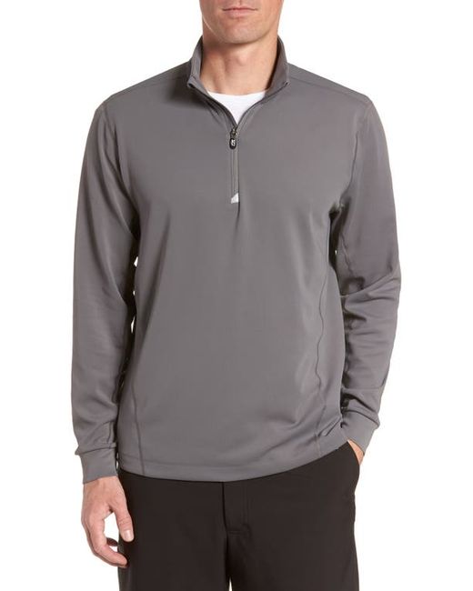 Cutter and Buck Traverse Regular Fit Quarter Zip Pullover in at