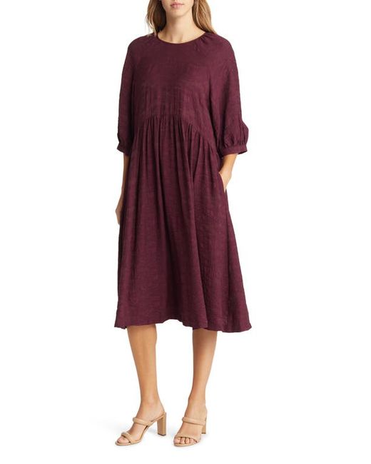 Nordstrom Elbow Sleeve Midi Dress in at