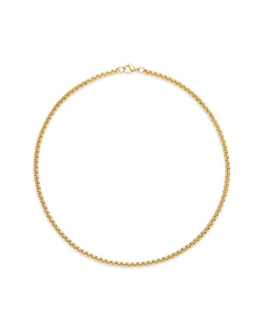 Brook and York Box Chain Necklace in at