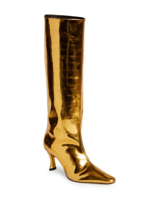 by FAR Stevie 42 Metallic Knee High Boot in at