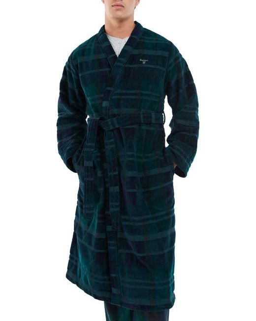 Barbour Broughton Plaid Cotton Robe in at