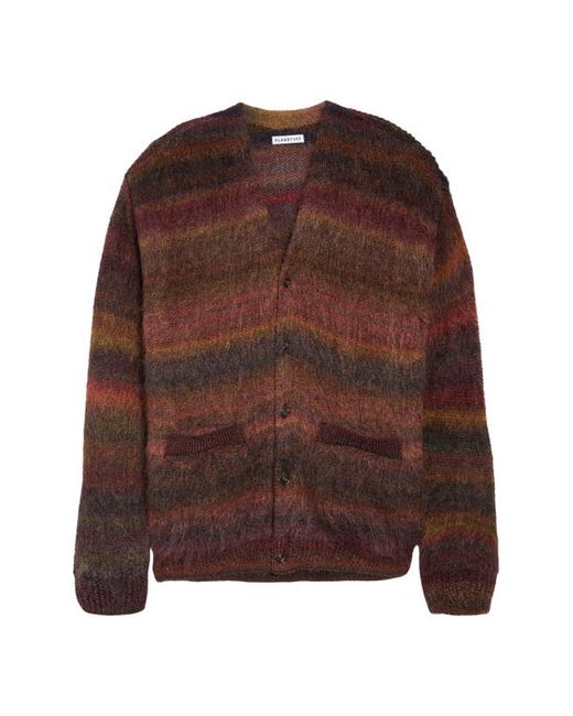 F-Lagstuf-F Stripe Mohair Blend Cardigan in at