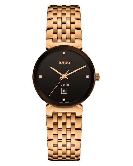 Rado Florence Classic Diamond Bracelet Watch 30mm in Gold at