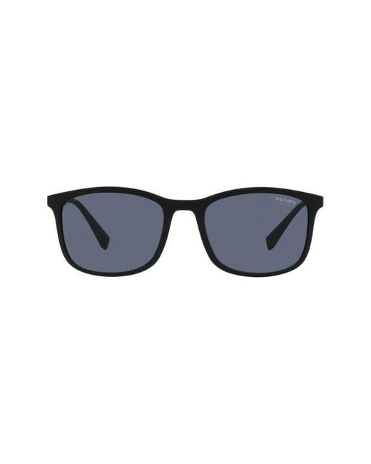 Prada Linea Rossa 56mm Square Sunglasses in at