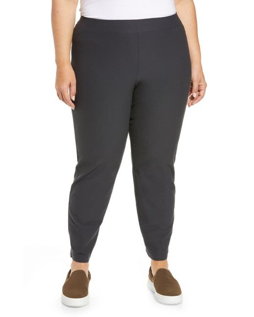 Eileen Fisher Stretch Crepe Slim Ankle Pants in at