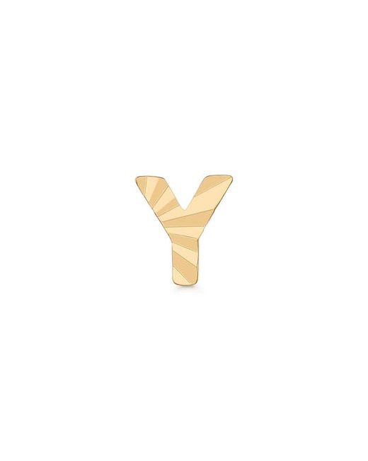 Made By Mary Initial Single Stud Earring in at