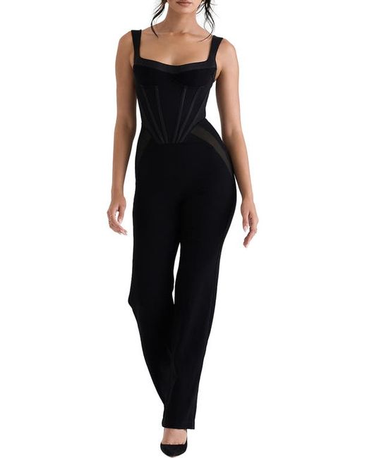 House Of Cb Mylene Stretch Crepe Jumpsuit in at