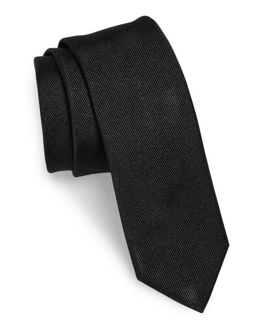 Boss Solid Silk Skinny Tie in at