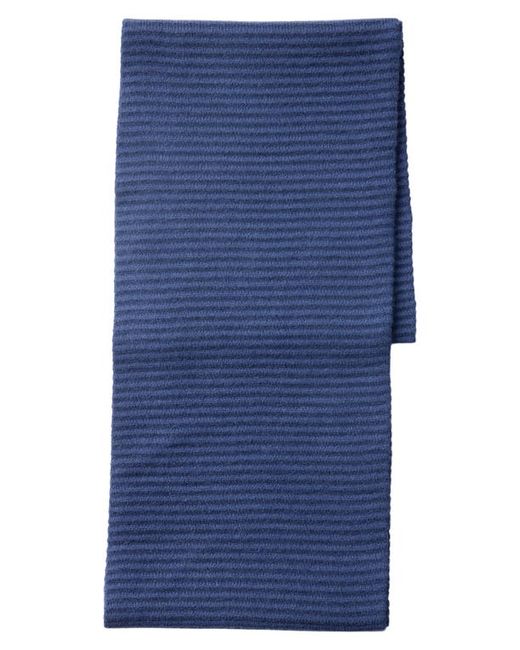 Good Man Brand Ottoman Rib Wool Cashmere Scarf in at