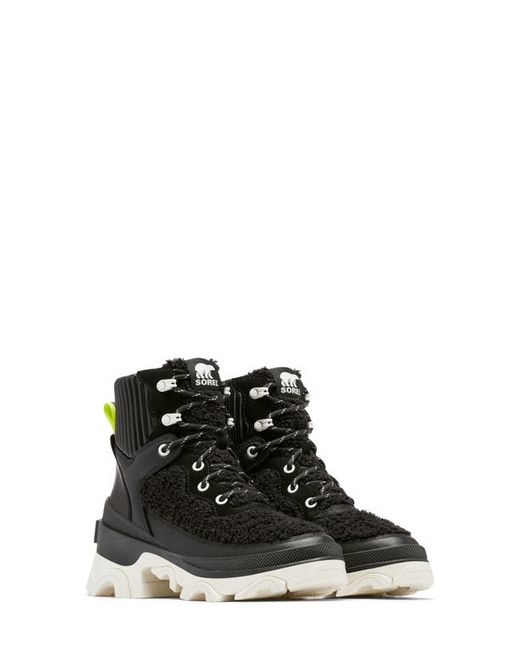 Sorel Brextrade Faux Shearling Lace-Up Boot in at