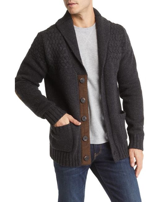 Schott Wool Blend Cardigan Sweater in at