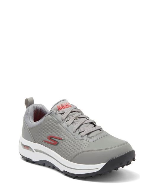 Skechers Go Golf Arch Fit Set Up Waterproof Spikeless Shoe in Grey at