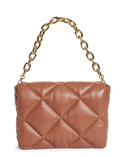 Stand Studio Brynnie Quilted Lambskin Leather Convertible Clutch in at