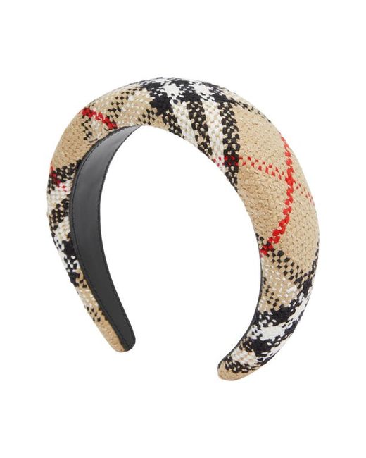 Burberry Vintage Check Tweed Headband in at