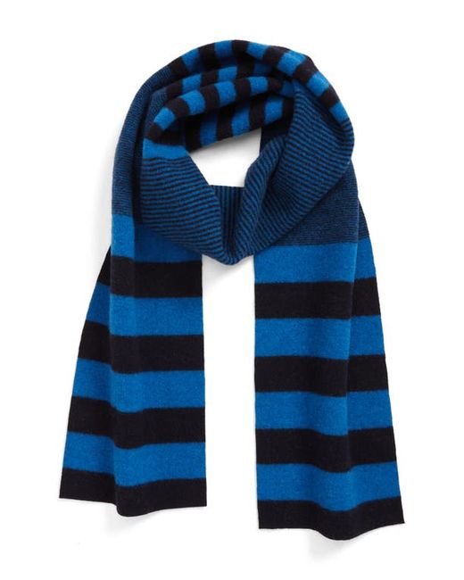 Mackie Tarf Felted Stripe Lambswool Scarf in at