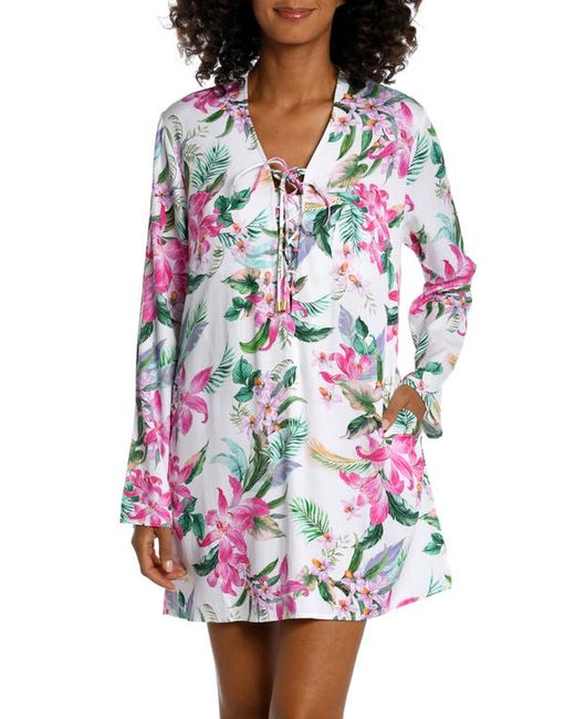 La Blanca Mystic Lace Cover-Up Tunic in at