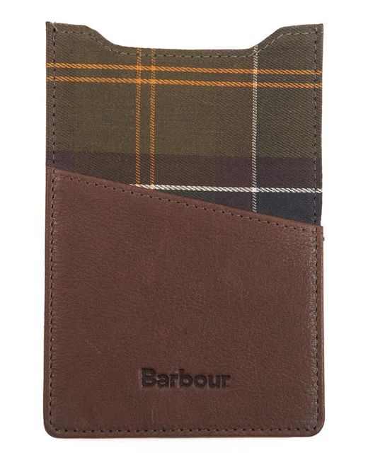 Barbour Leather Phone Card Case in at